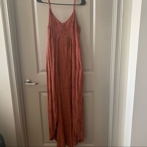 High slit maxi dress